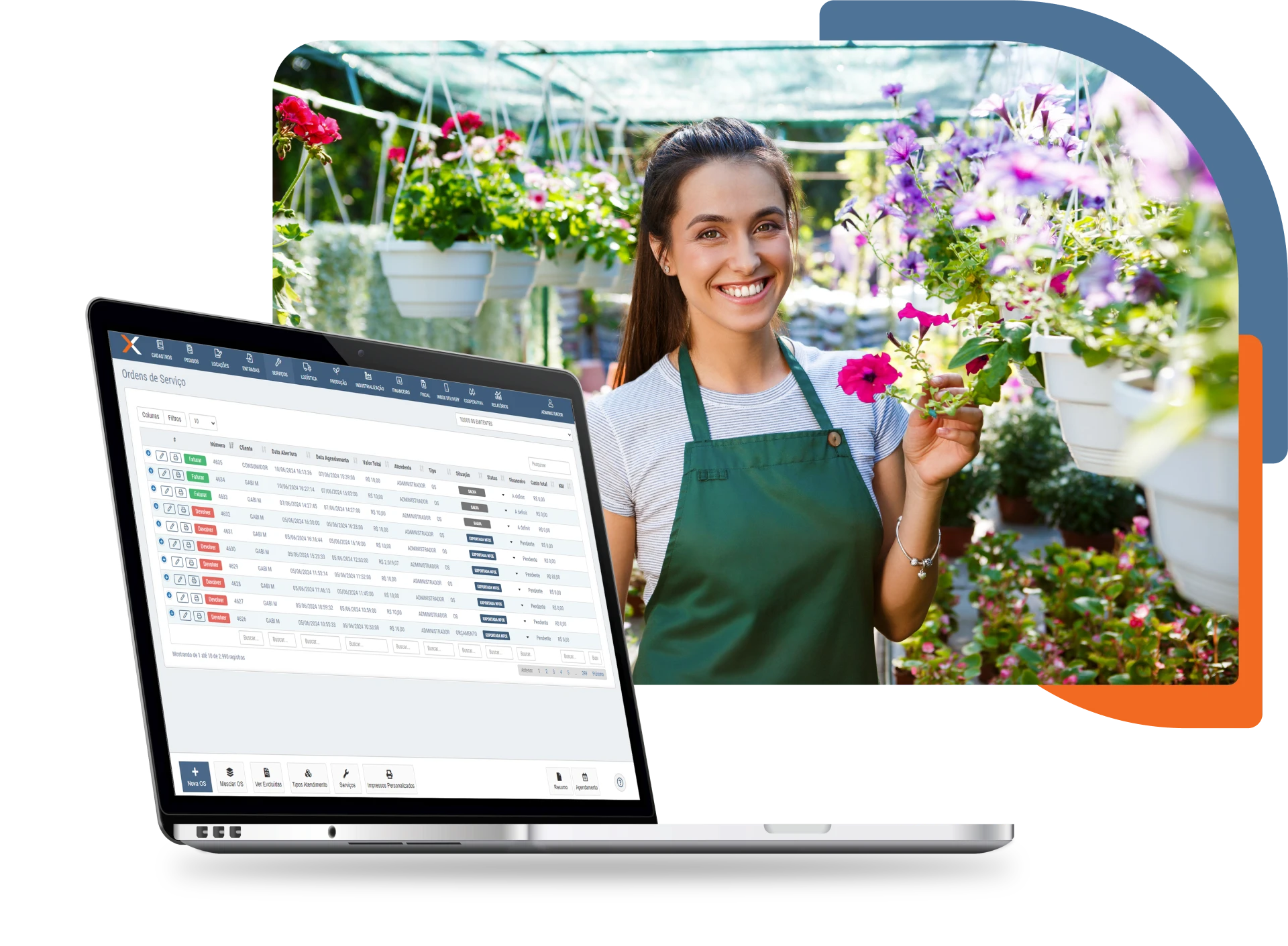 Automatize vendas, controle de produção e gestão financeira da sua floricultura — Linvix
