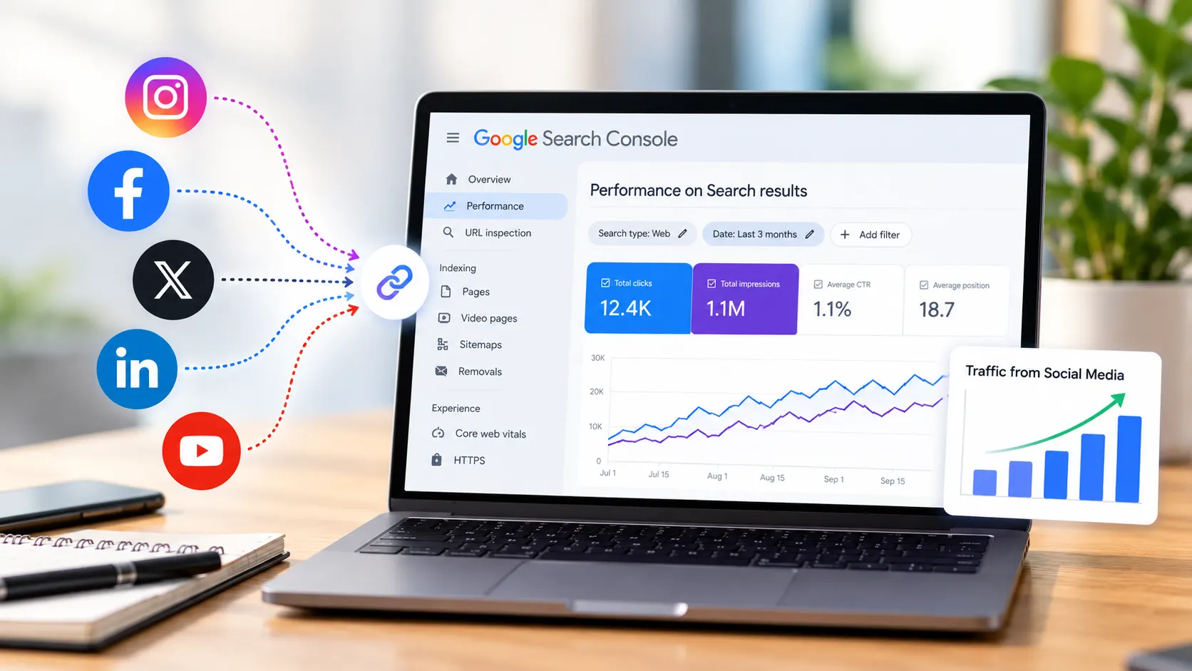 How to Add Social Media to Google Search Console