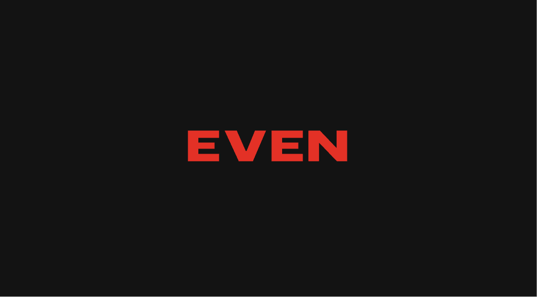 EVEN Red on Black