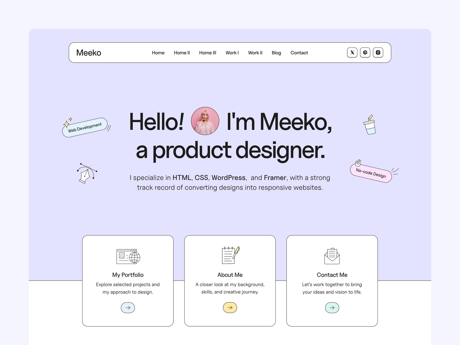 Meeko — 现代彩色创意机构官网设计灵感