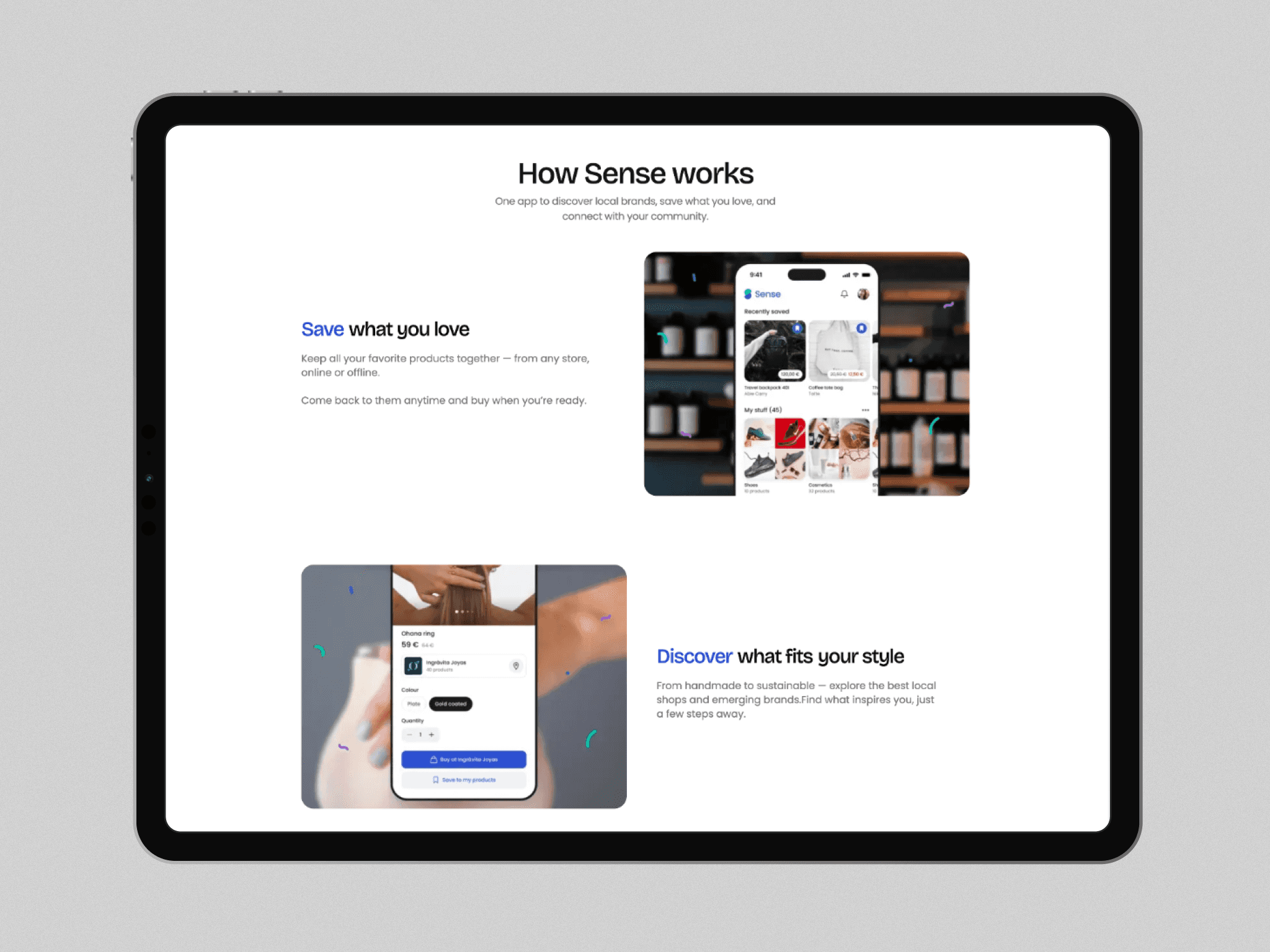 Cómo funciona Sense