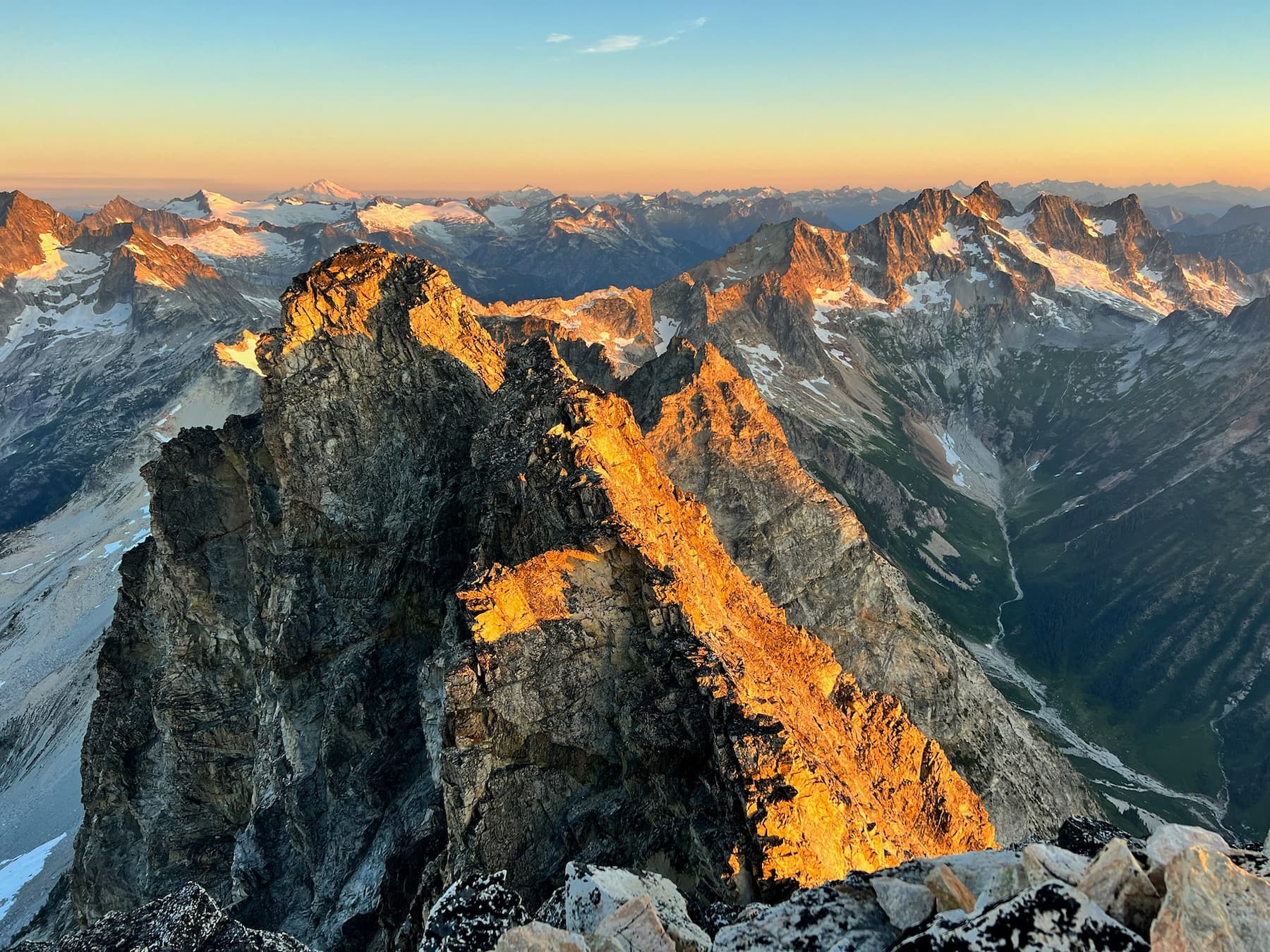 Beautiful Ridge at Sunset