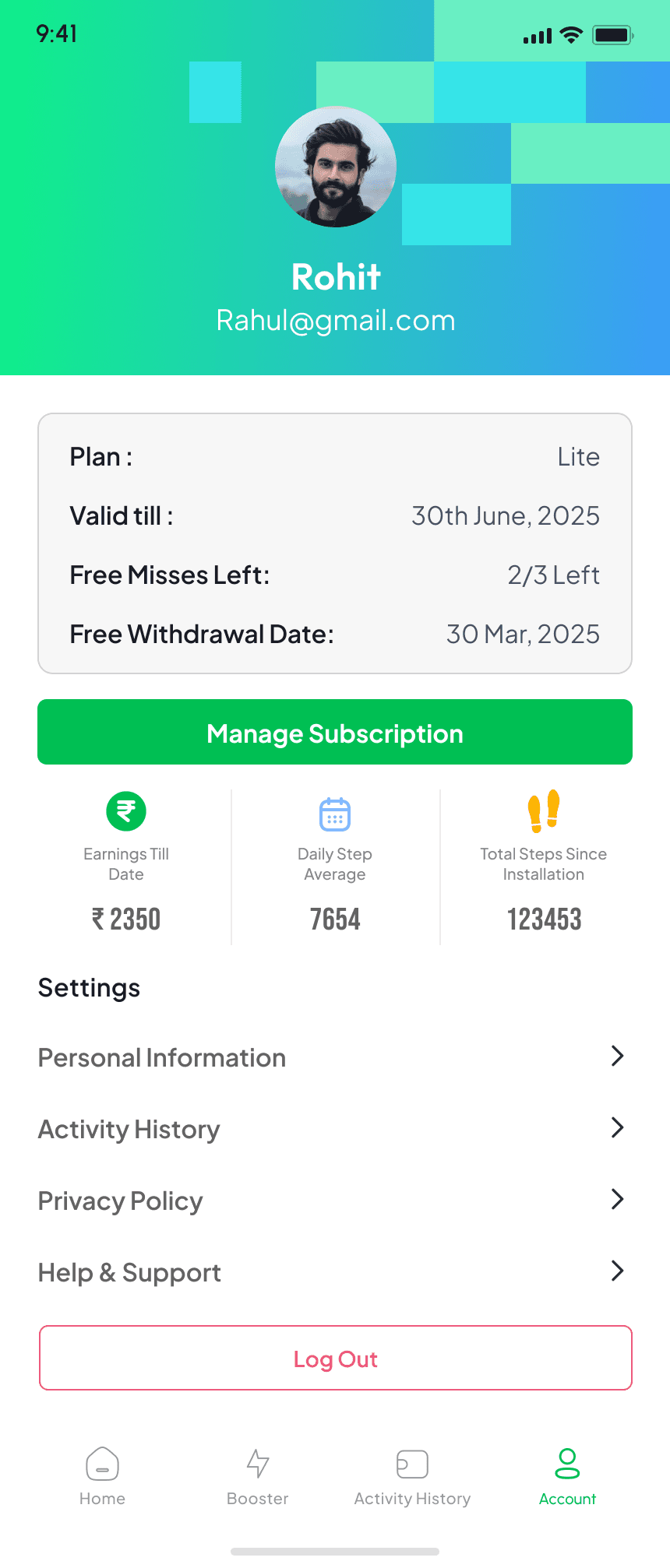 Mobile UI