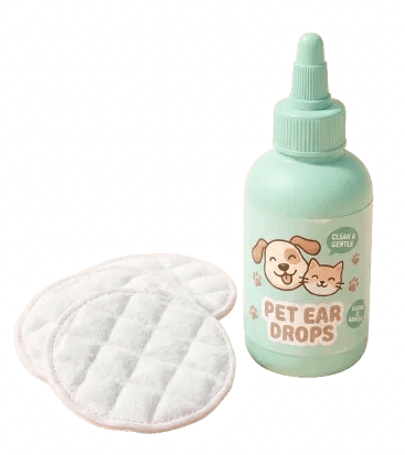 produto de limpeza para ouvidos de pets
