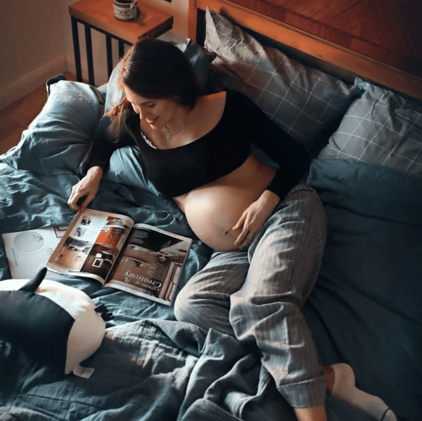 Relaxed in-home family session in San Diego.