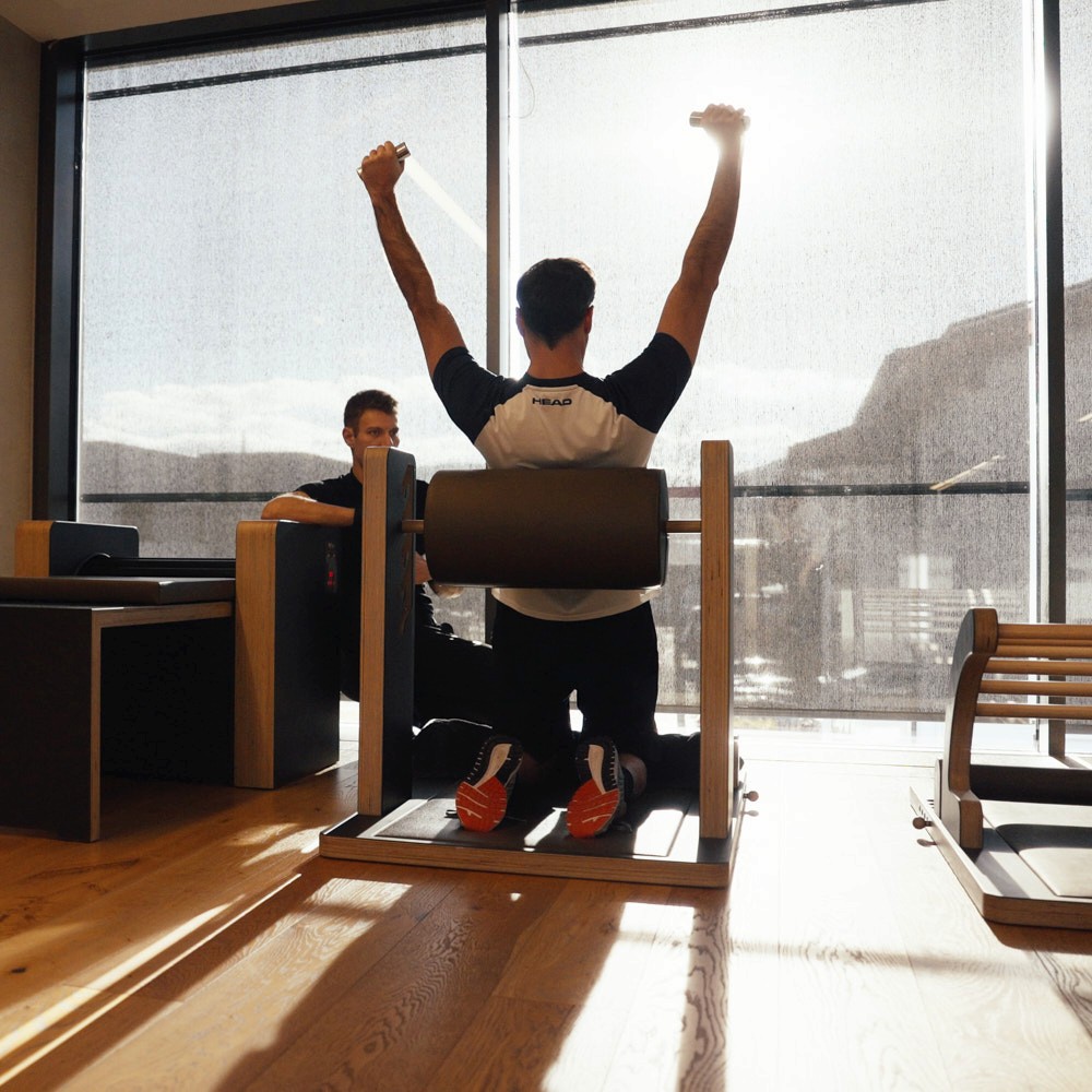 Der Innenbereich des Körperwerk Fitnessstudios in Weilheim