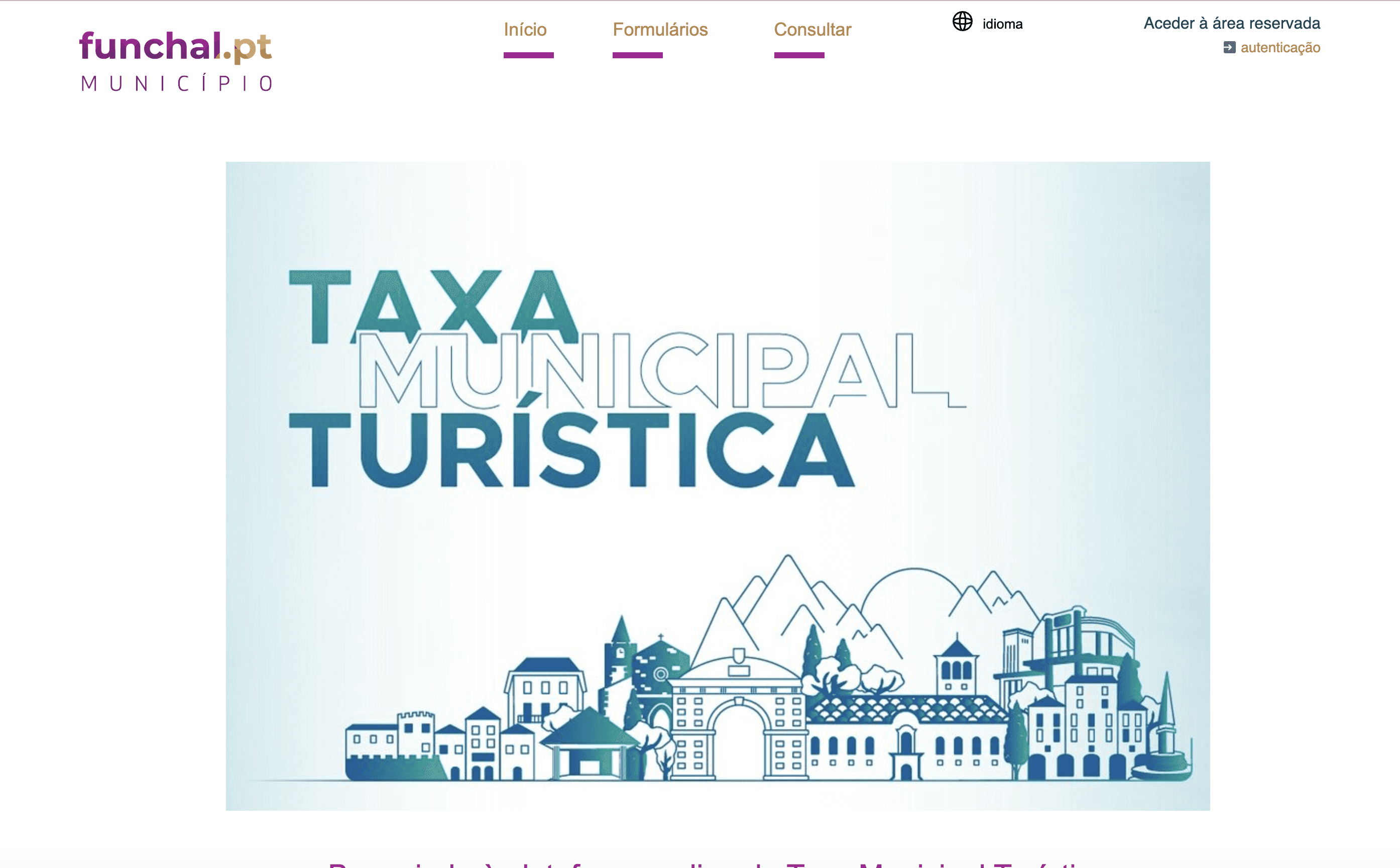 Taxa turistica funchal