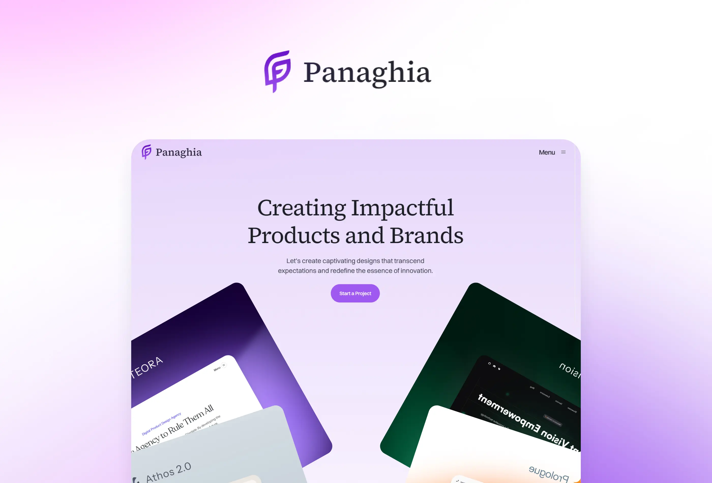 Panaghia Creative Portfolio Website