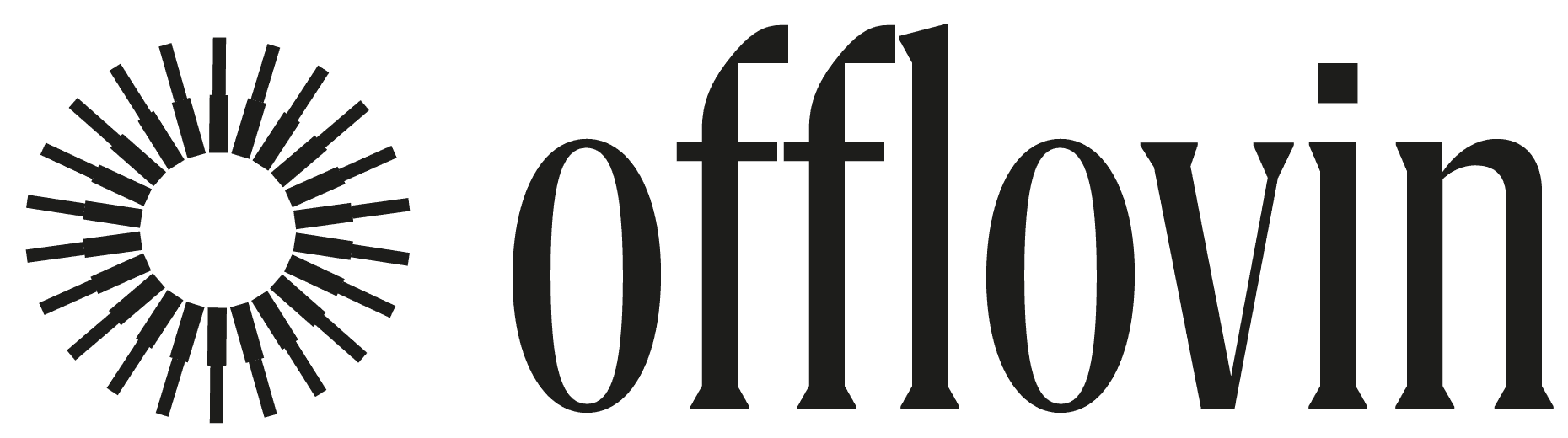 Offlovin logo in black
