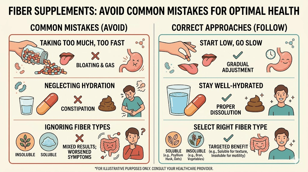 Common fiber supplement mistakes on GLP-1 medications and how to fix them