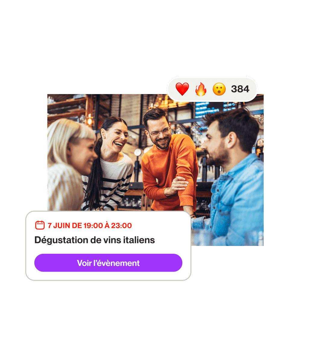 Partagez vos événements sur Dailyn pour toucher un maximum de futurs clients.