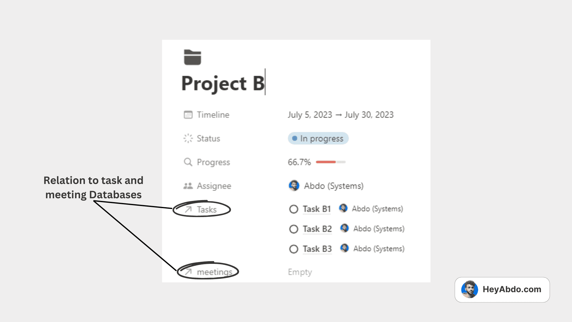 Notion Project Page