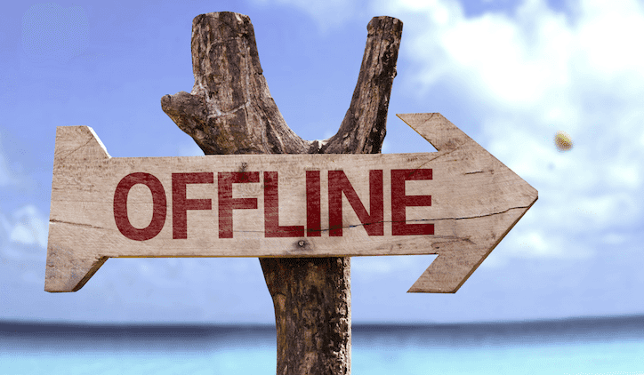 take a break from being on the internet during winter