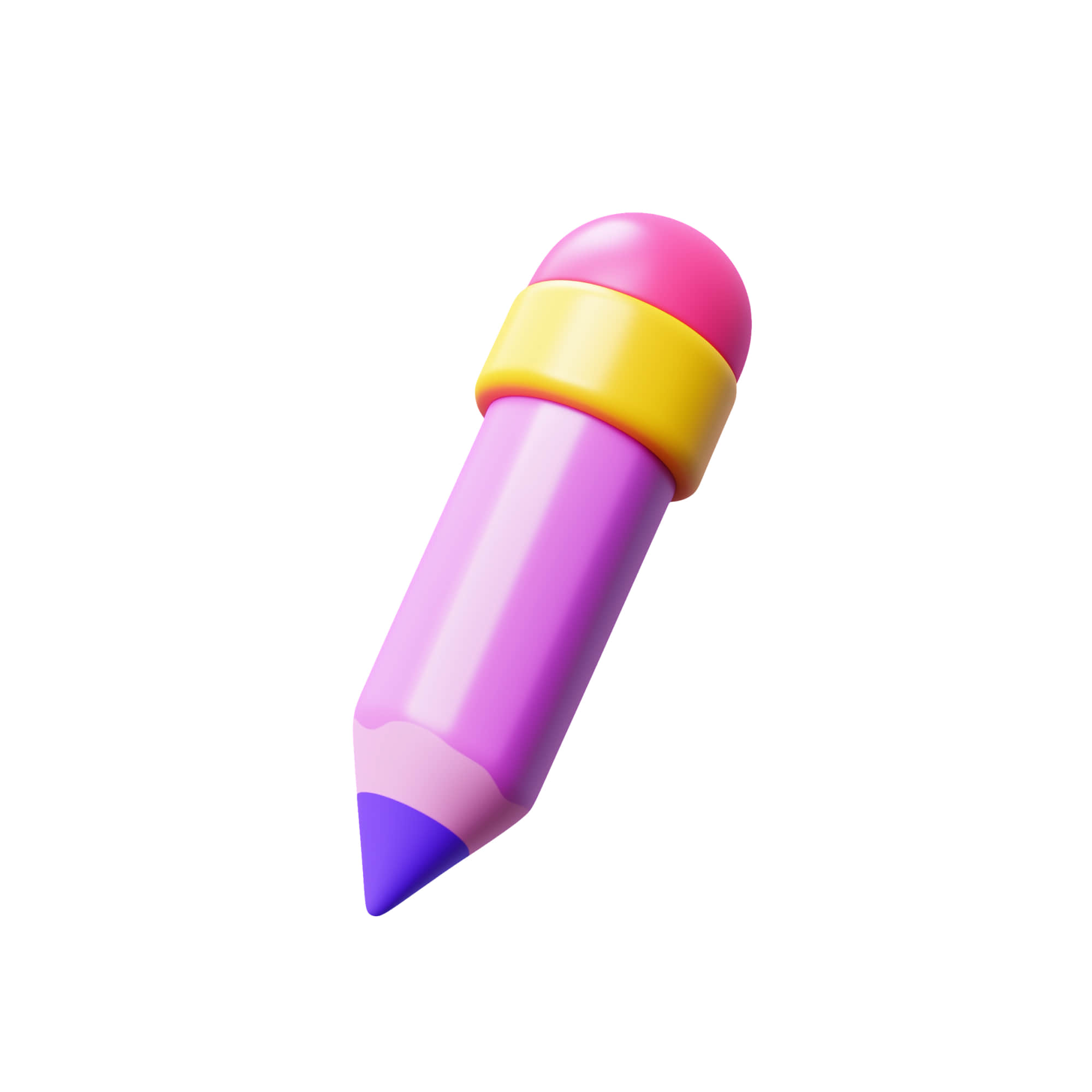 Vibrant 3D Pencil Icon #0x3Bc