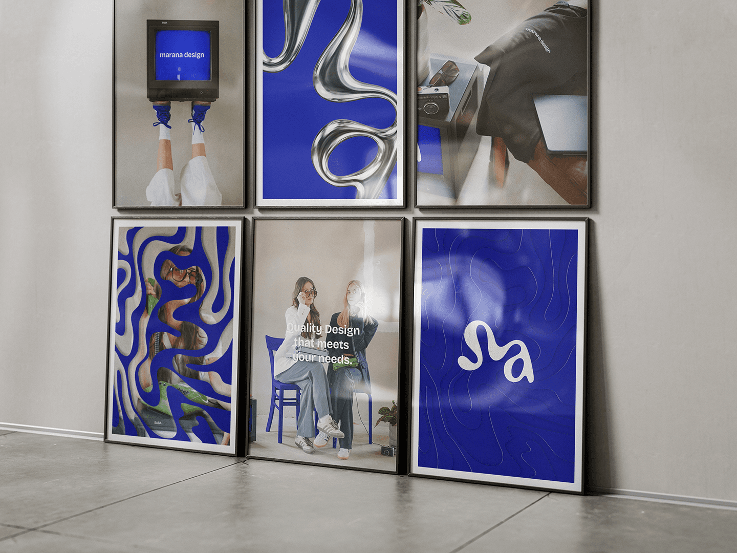 6 Poster in Bilderrahmen von marana design