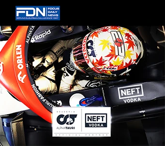 FDN Featuring NEFT Vodka and Scuderia AlphaTauri partnership.