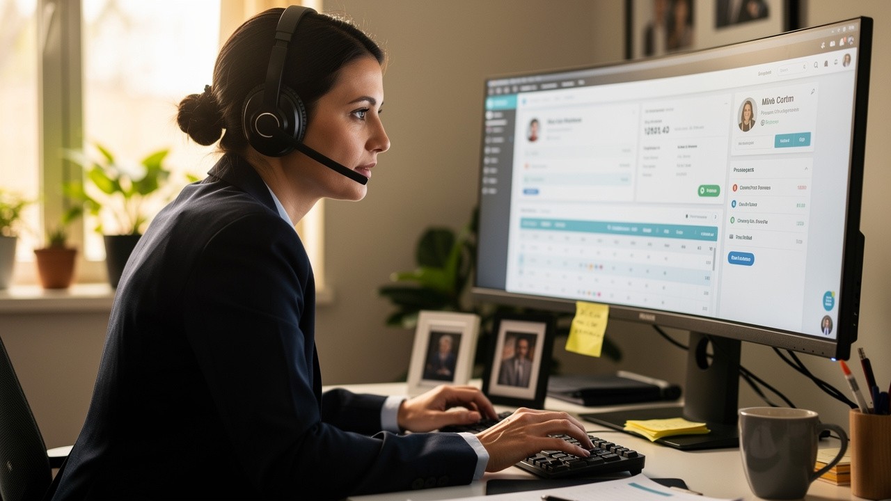 Sales rep listening carefully during objection handling