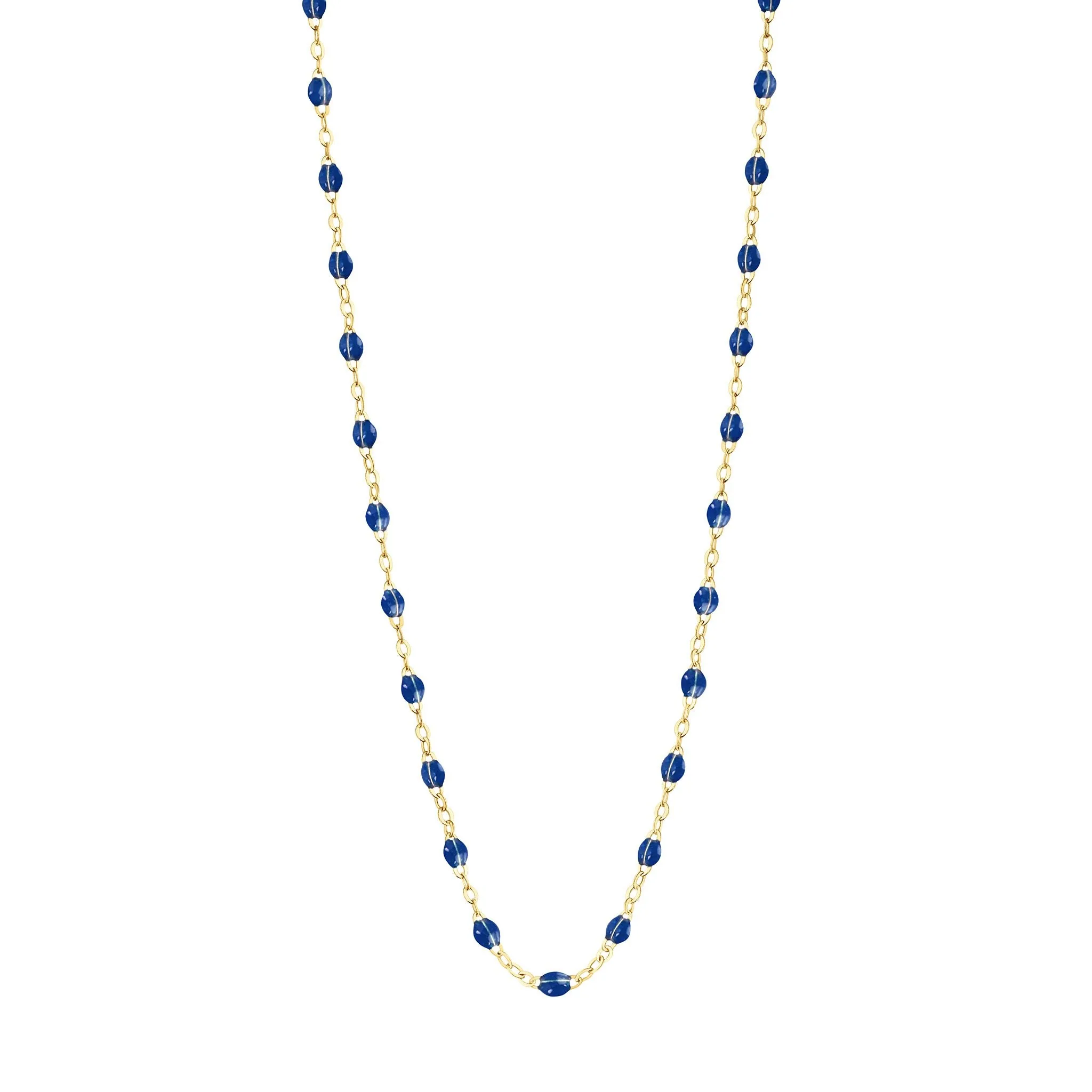 Collier prusse Classique Gigi, or jaune