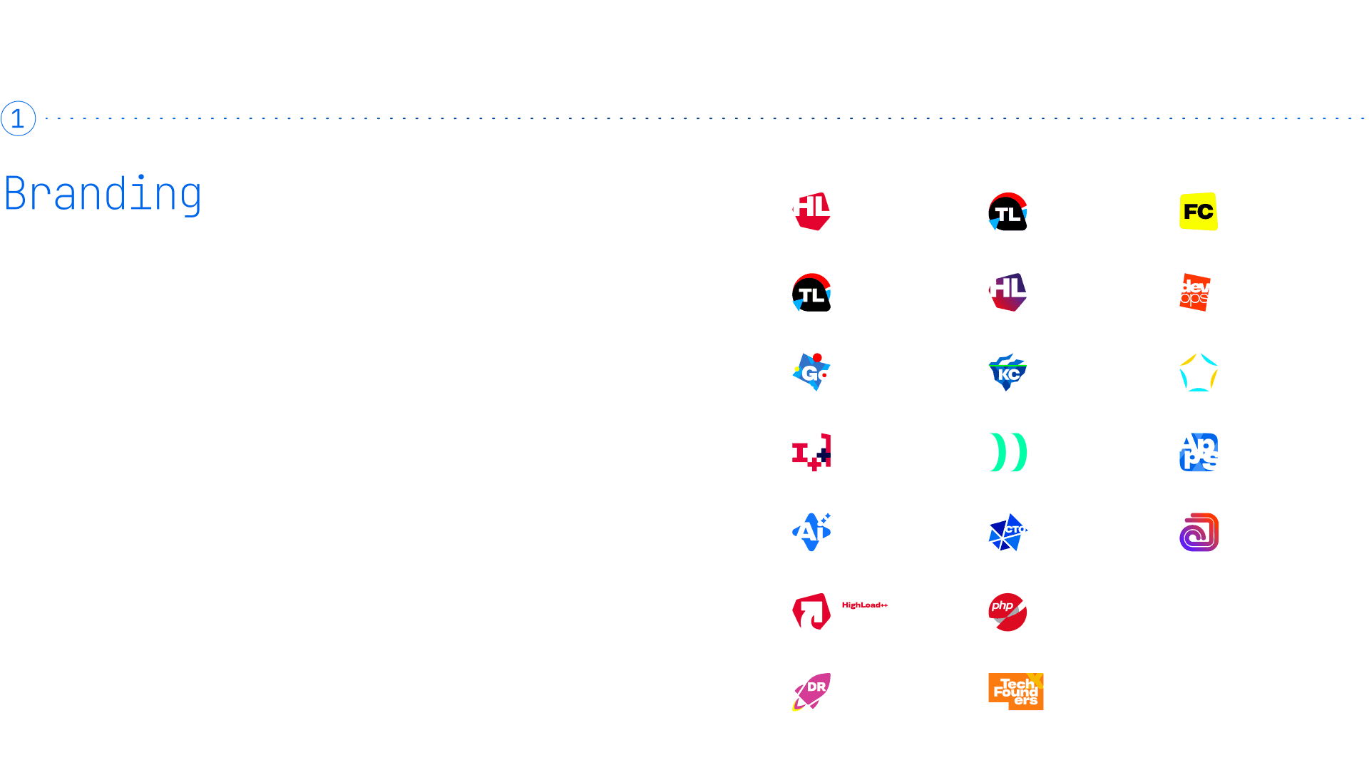 Image of multiple pixelated flat icons
