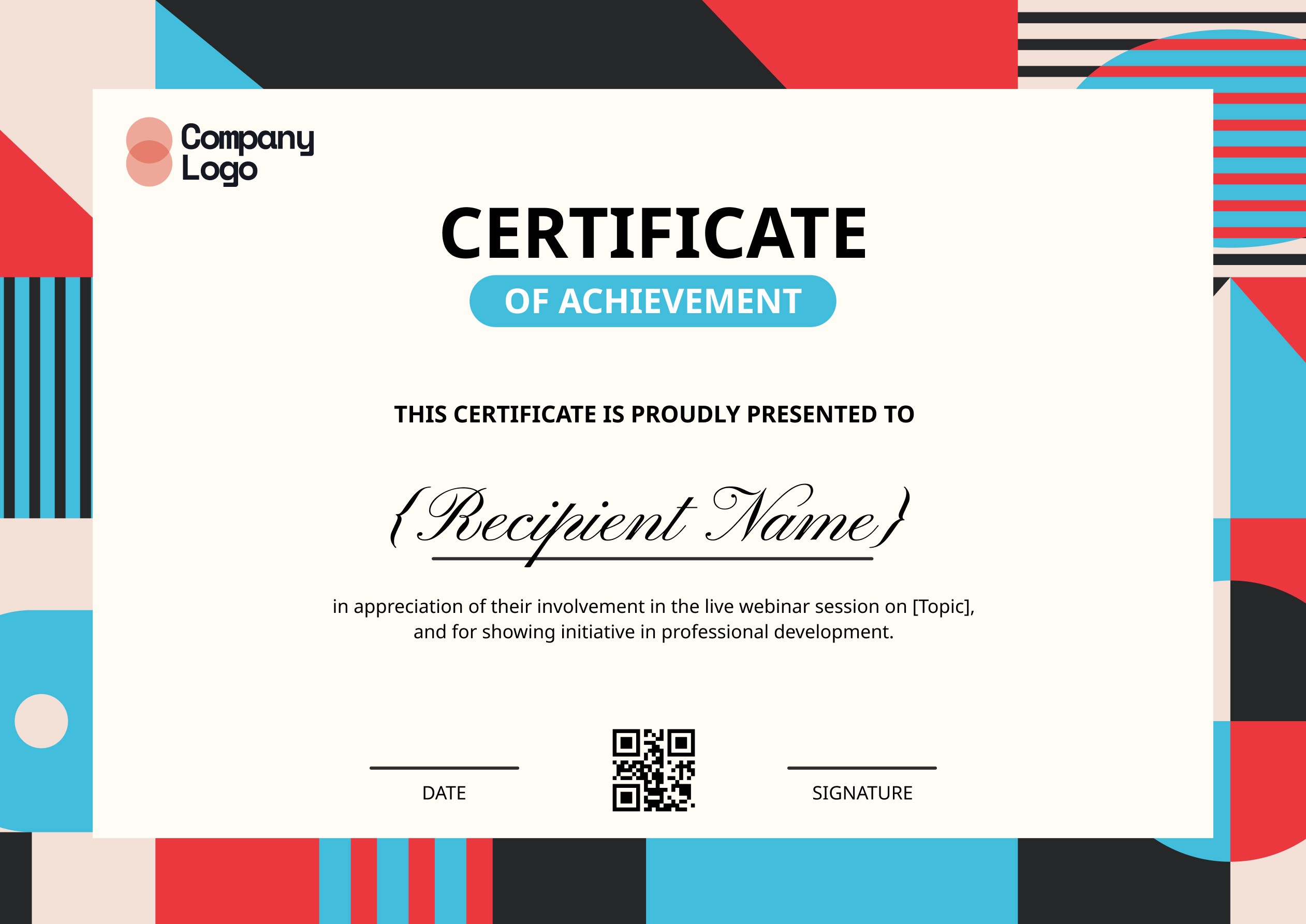 Wauld - Sophisticated and vibrant webinar participation template