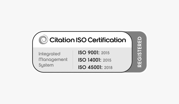 Mainmark Citation ISO Certification logo for ISO 9001, ISO 14001 and ISO 45001 standards