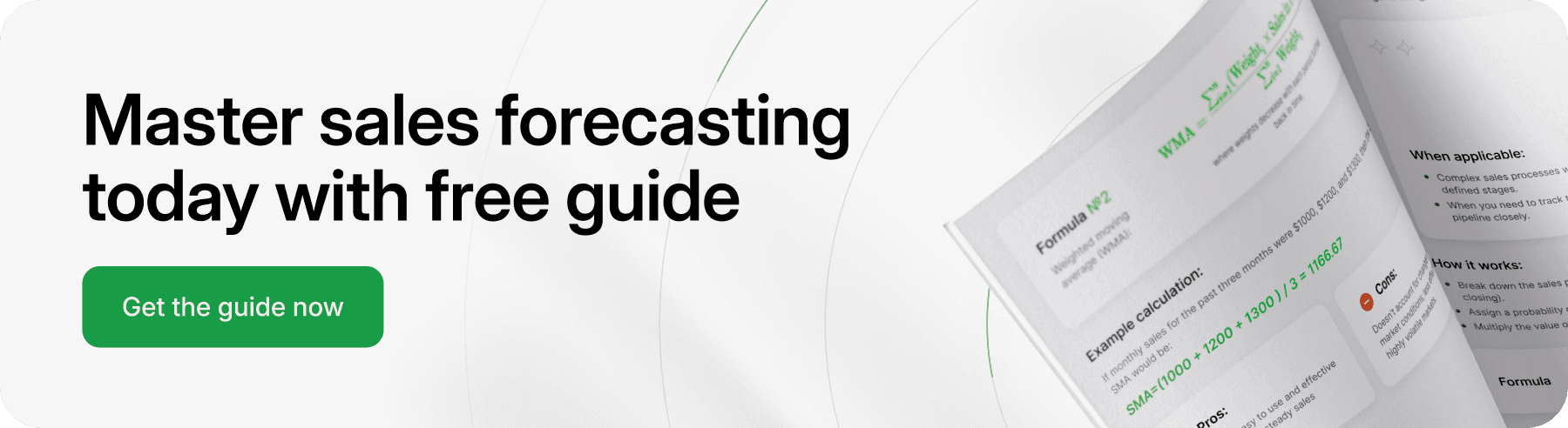 B2B sales forecasting guide