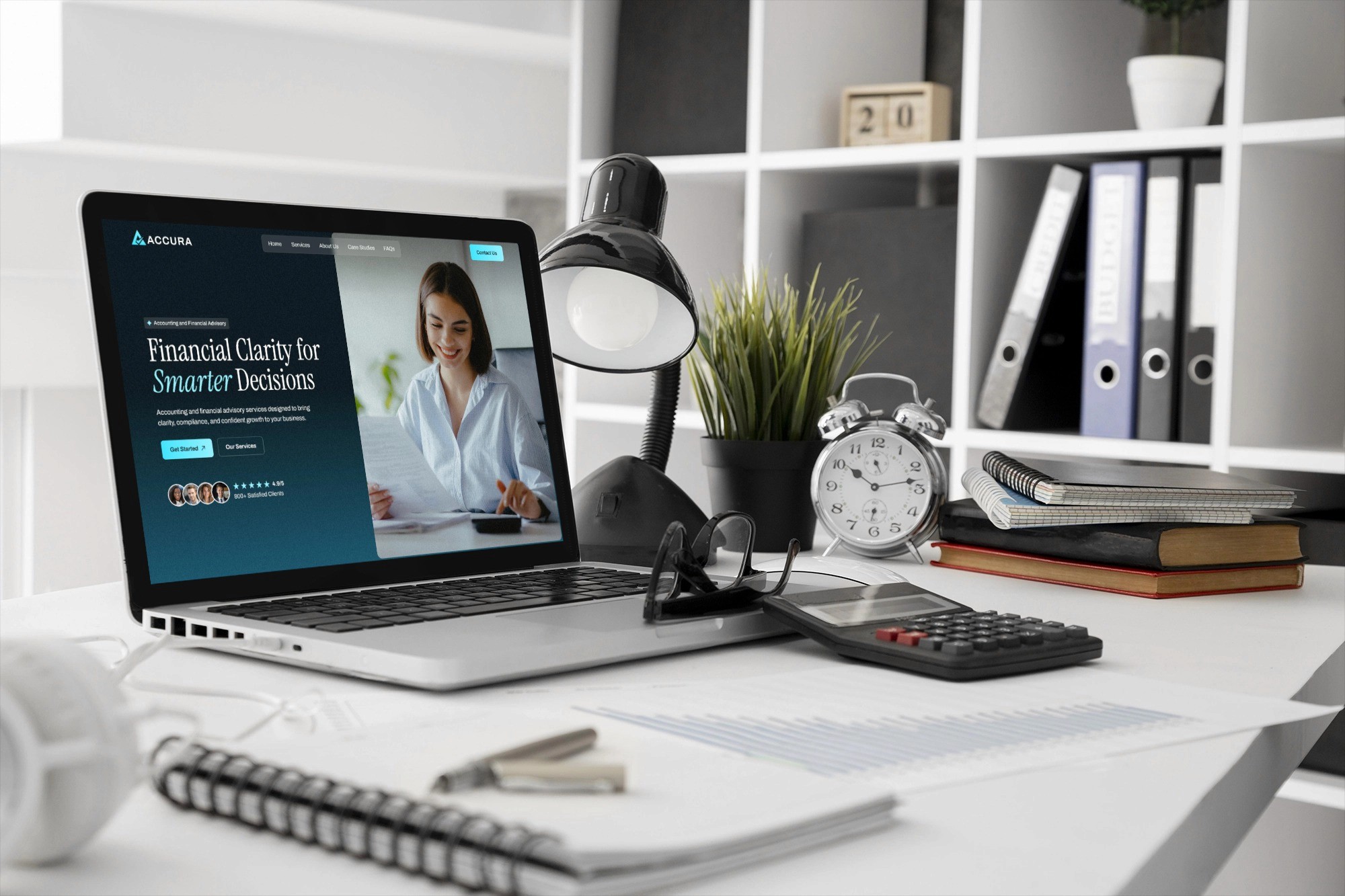 Accounting Framer Template Cover