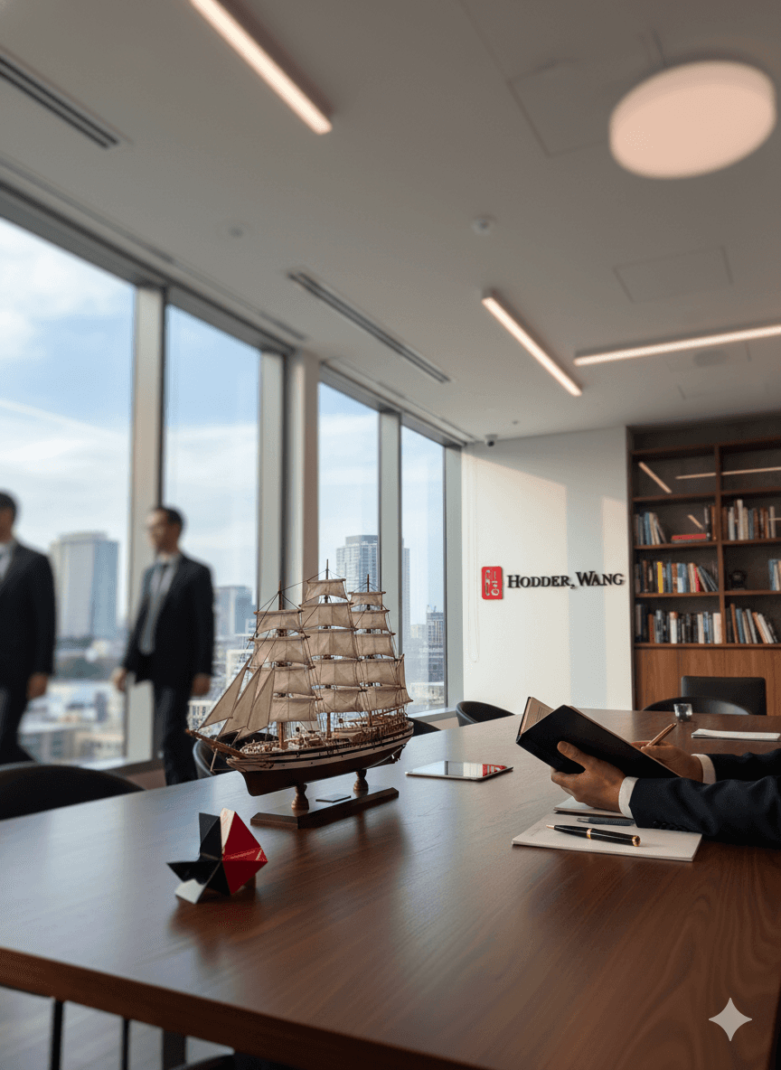 Female lawyer looking forward