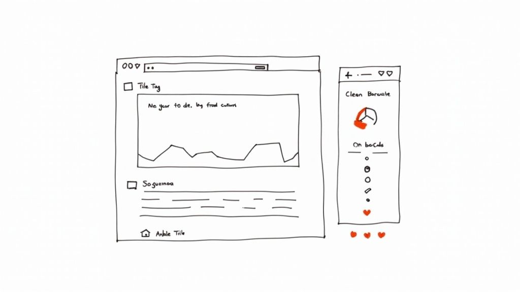 Person connecting dots in a network, symbolizing link building