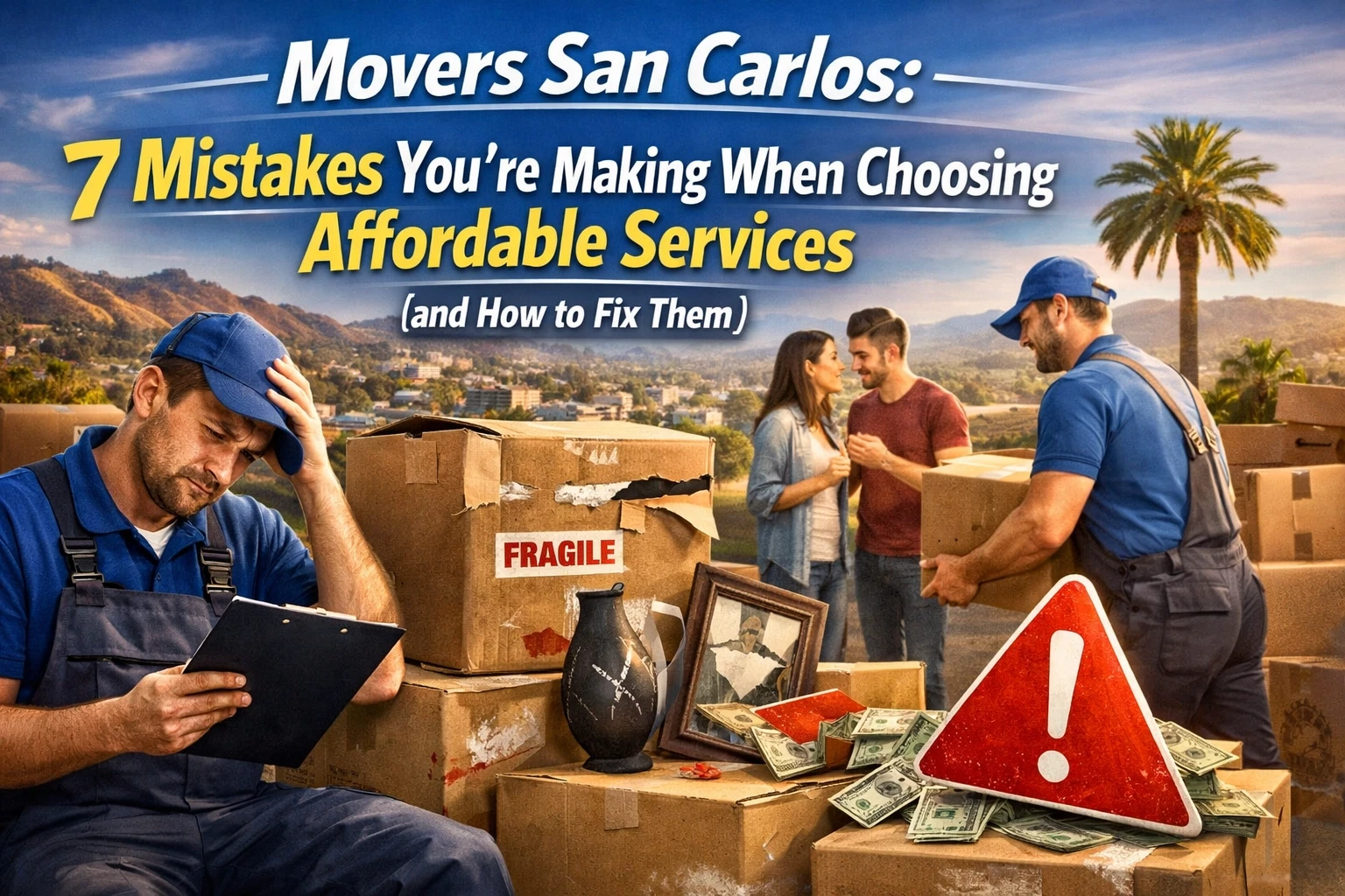 Movers San Carlos: 7 Mistakes You're Making When Choosing Affordable Services