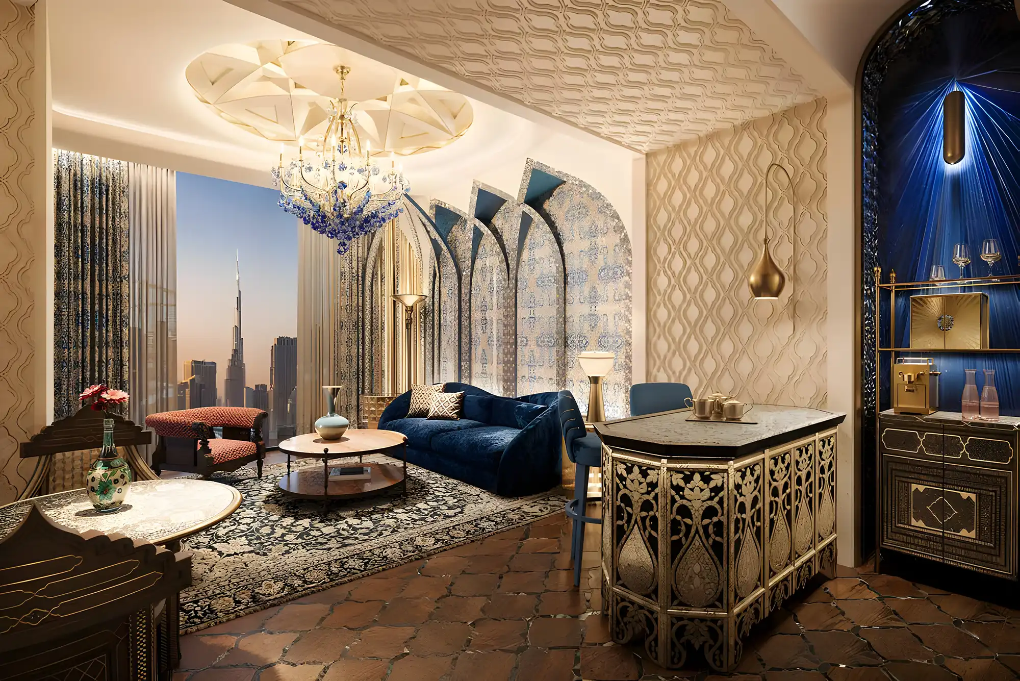 burj azizi interiors