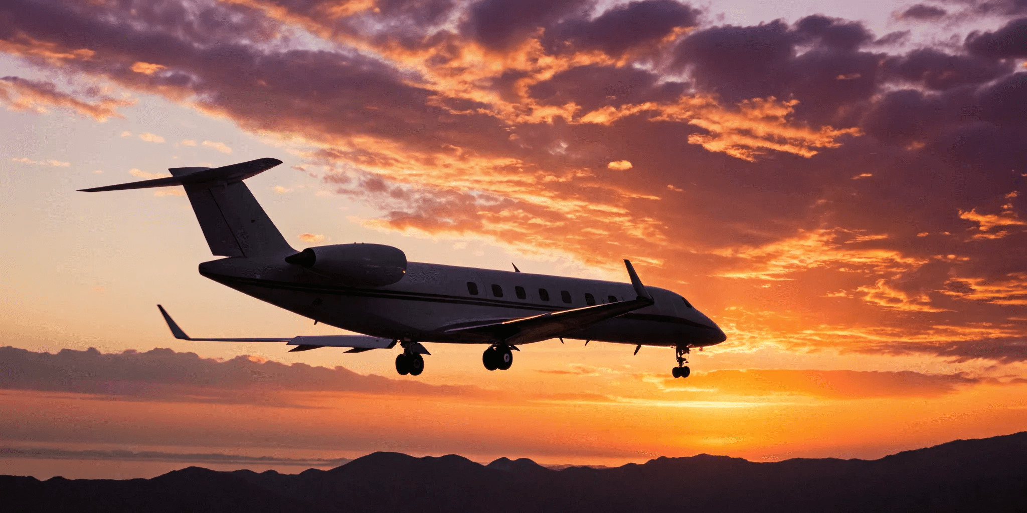 Luxury private jet parked on the runway beside a black executive car, representing premium private aviation and seamless travel service.