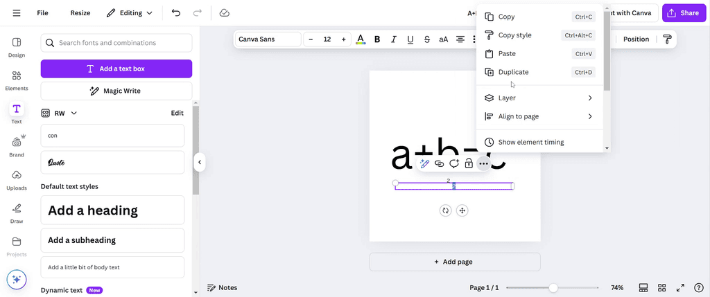How To Superscript In Canva – Easy Text Formatting Guide - 1 minute ...