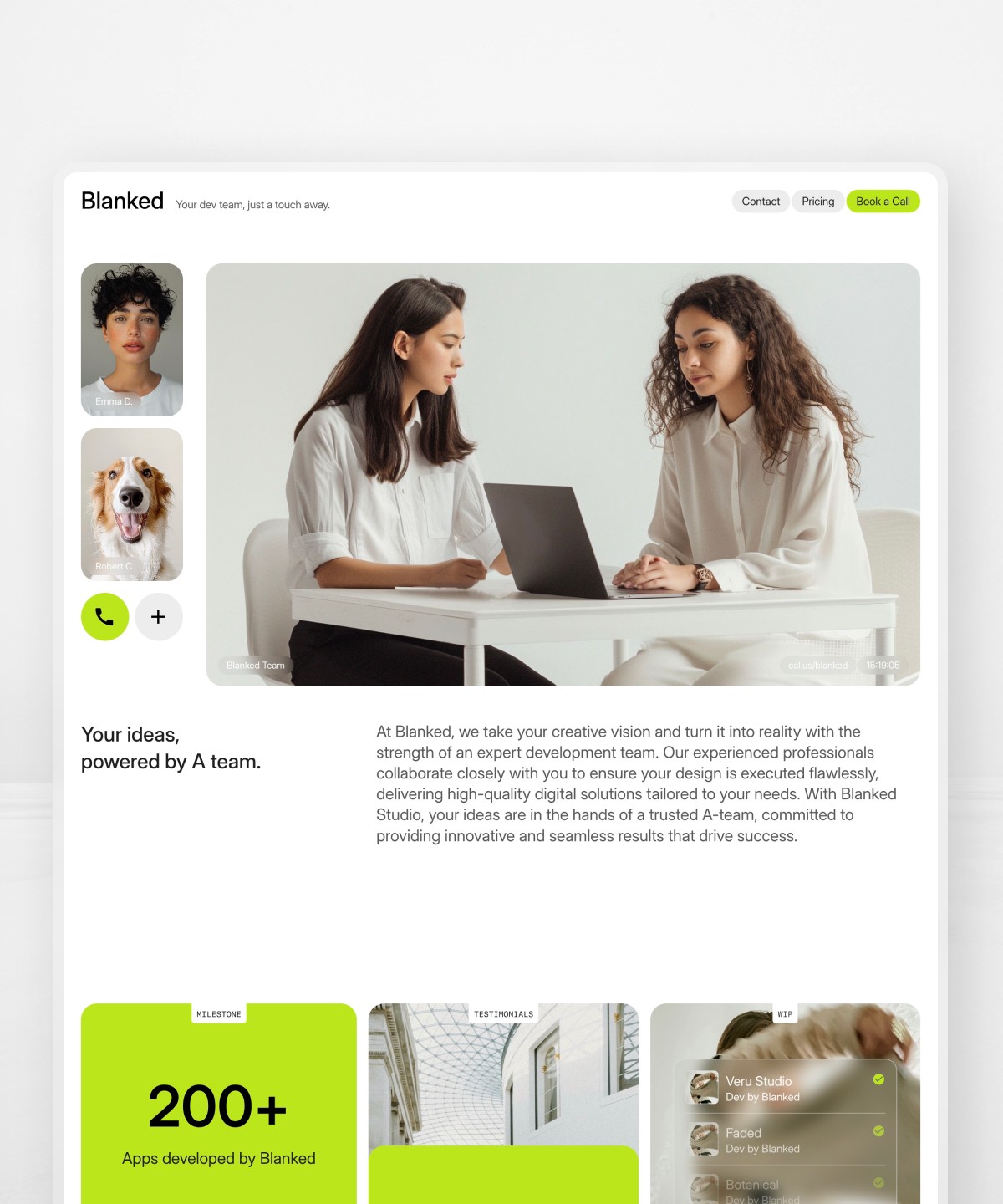 Blanked -  Agency Framer template by Design Freaks