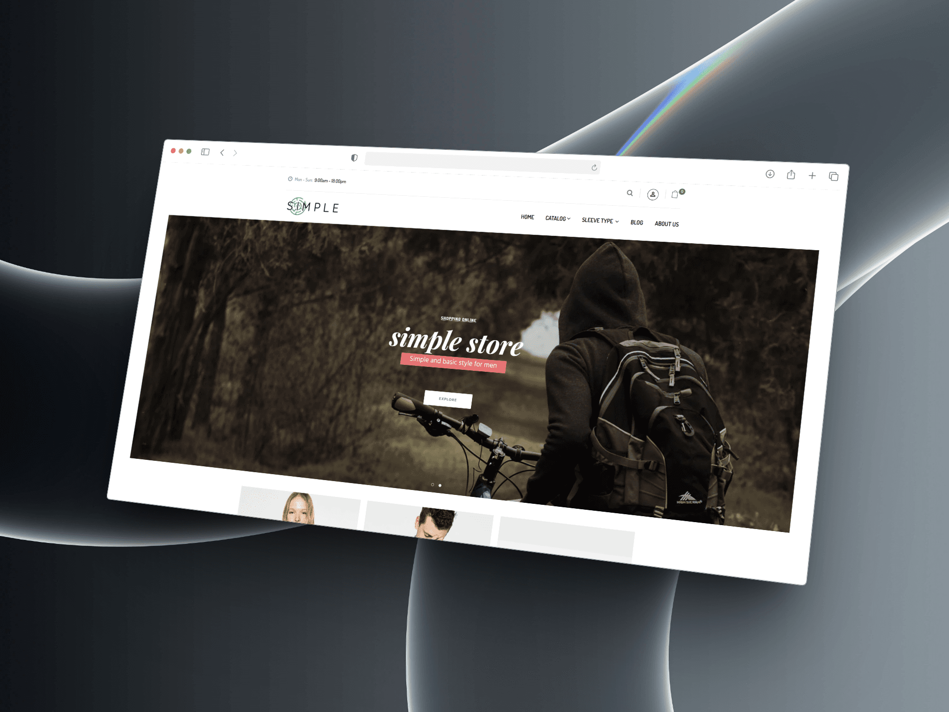 Minimalist Shopify store design and technical setup by BIGTASK for Simple, focusing on clean architecture and frictionless checkout.