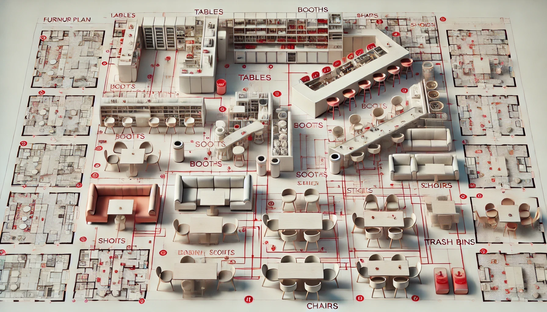 Planos para restaurante
