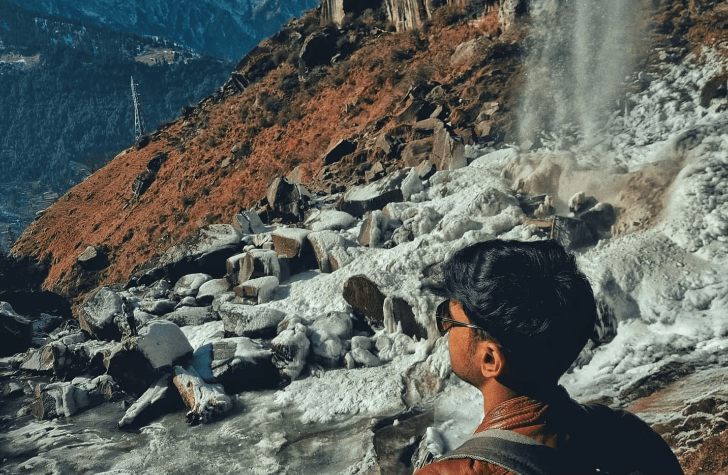 An image of me on the top of a mountain