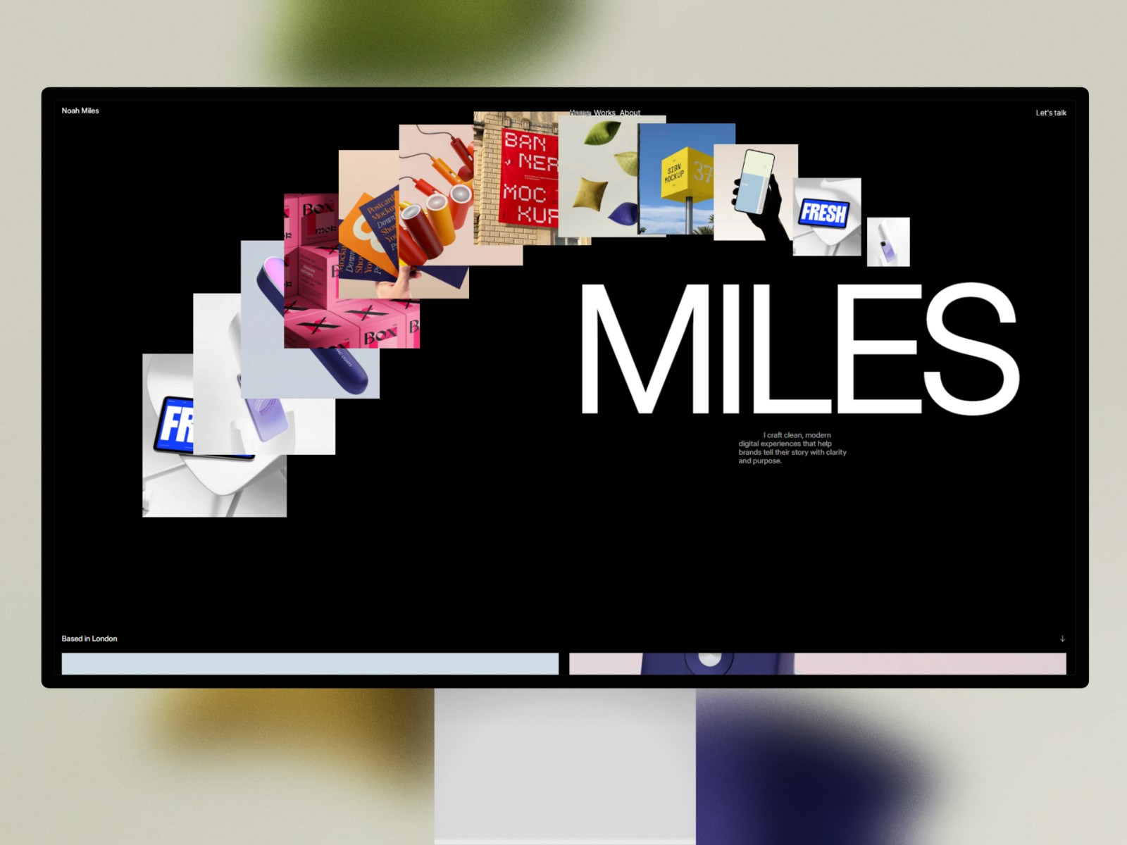 Miles — 高级暗黑现代创意机构官网设计灵感