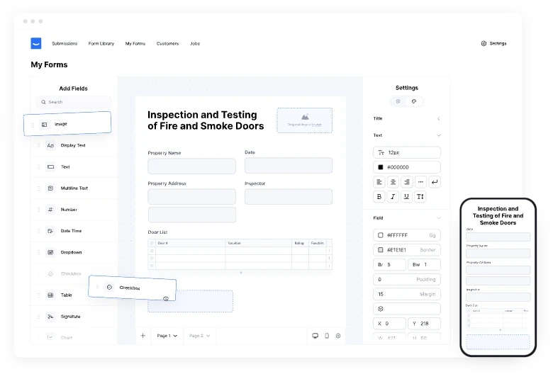 fire door inspection software