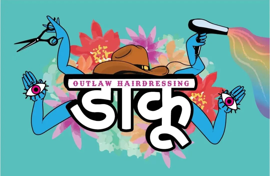 Logo for Outlaw Hairdressing salon.