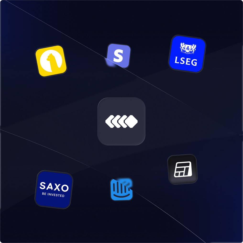 Approved financial and data tools connected to Charlie agents