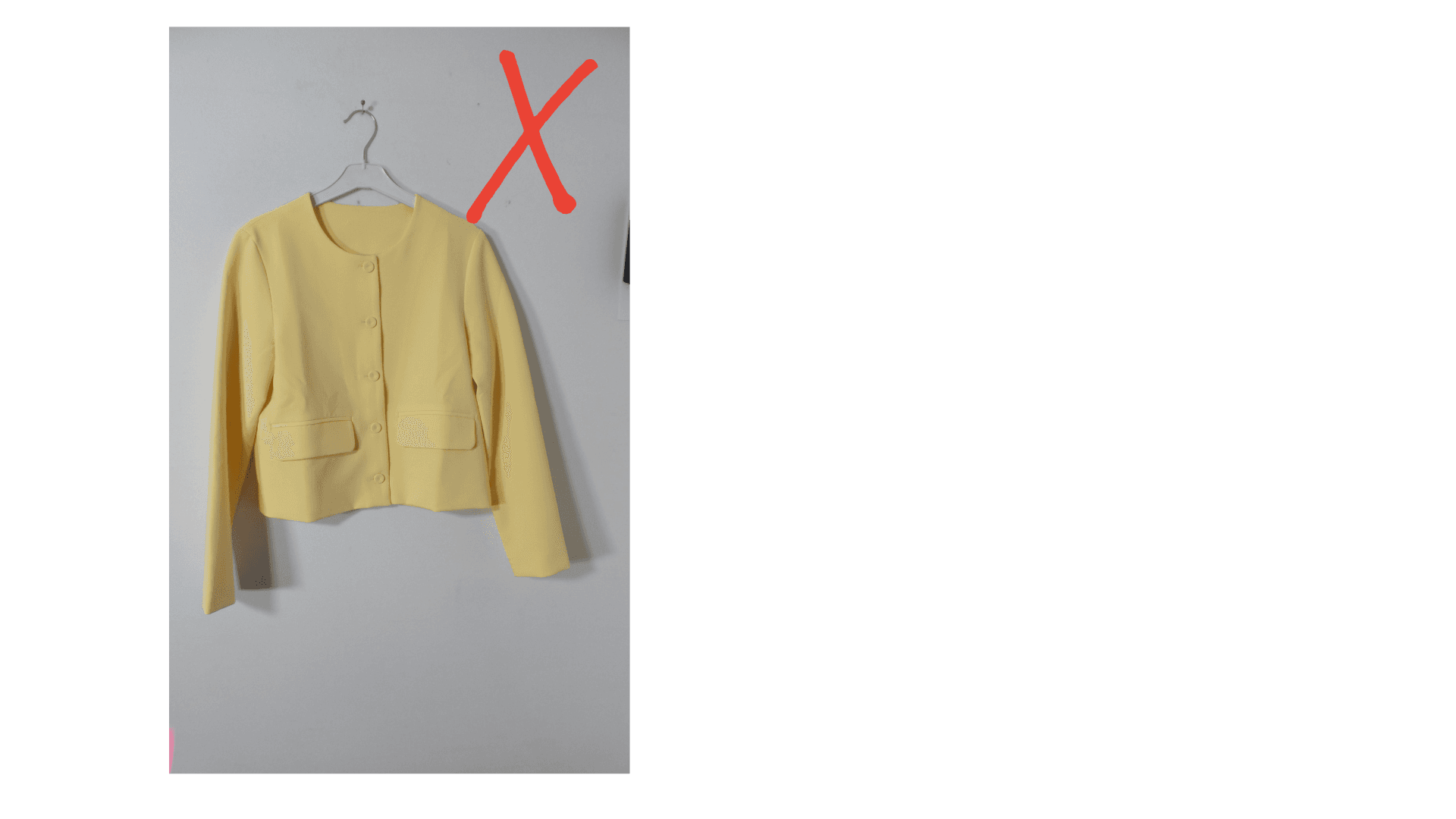 Avoid too clean background