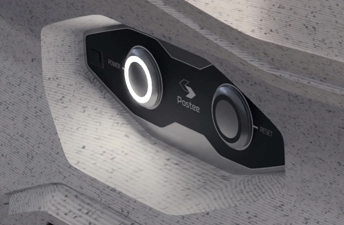 Sorting Robot Postee Logo and graphics on robot