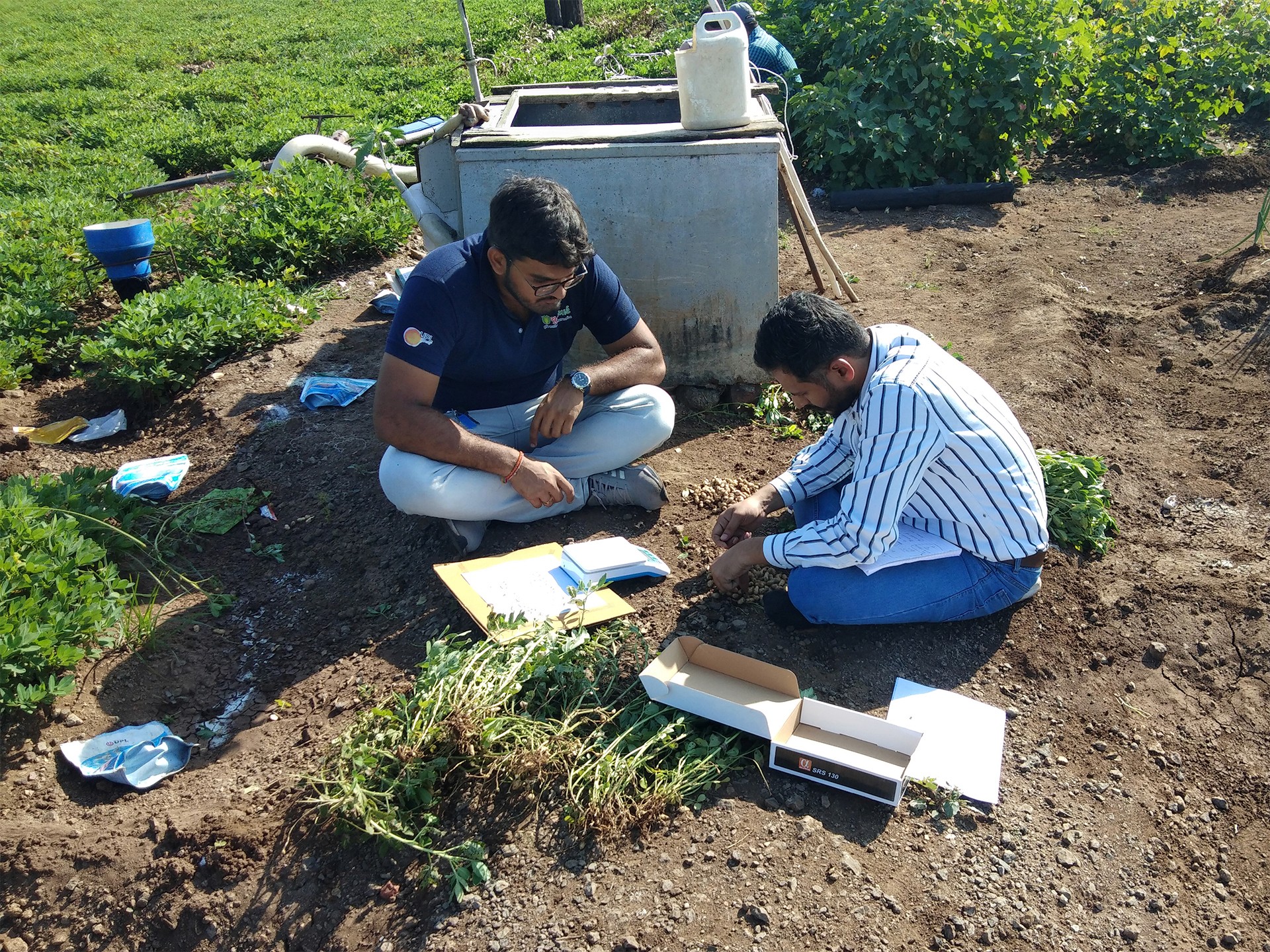 Primove's team working with Farmers to collaborate on farming solutions
