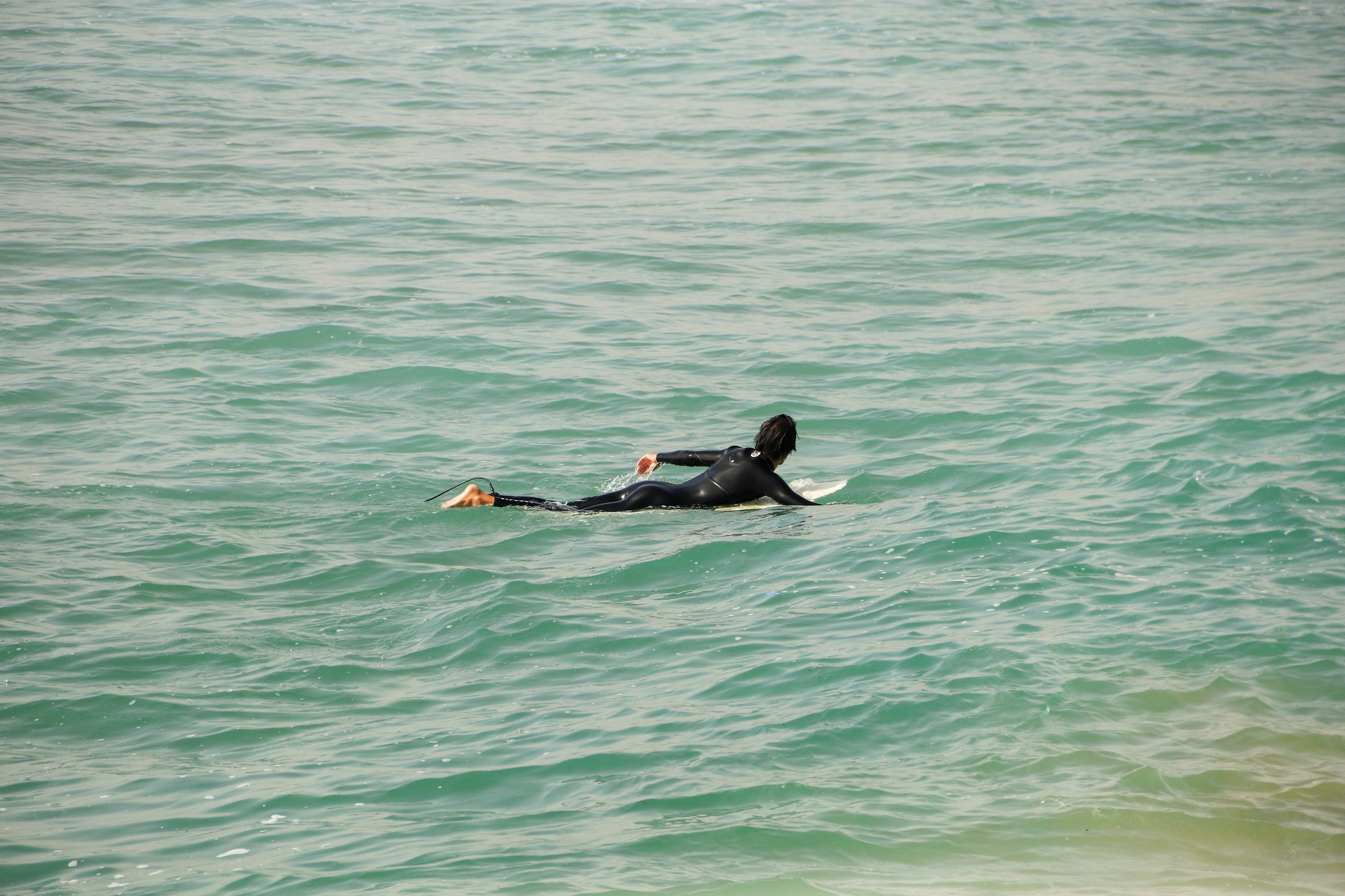 a group of people carrying surfboards on top of a beach
