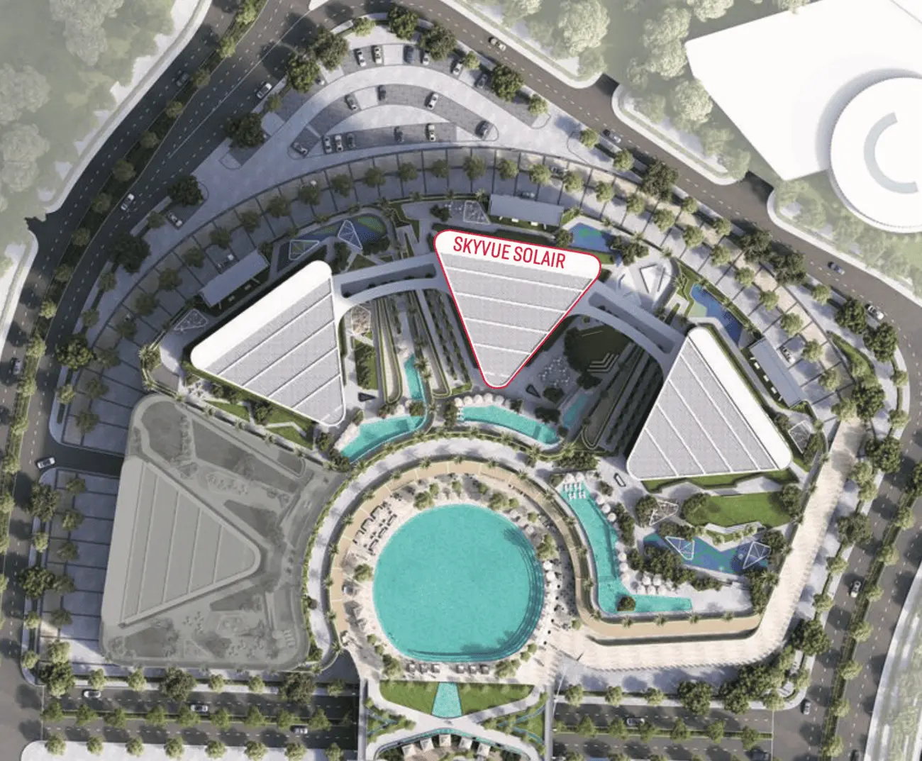 skyvue solair by sobha realty location map meydan