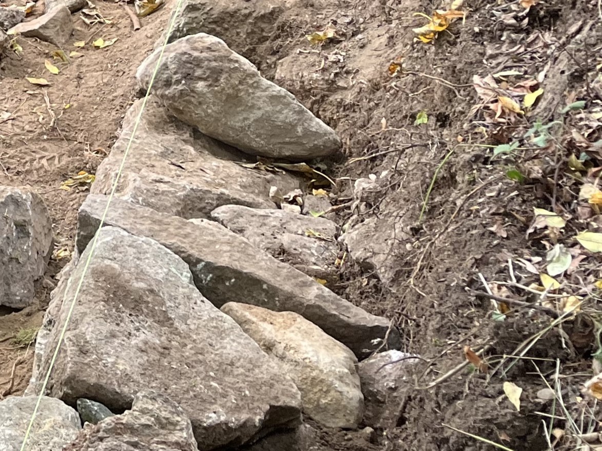 Bauregeln Trockenmauern Durchbinder