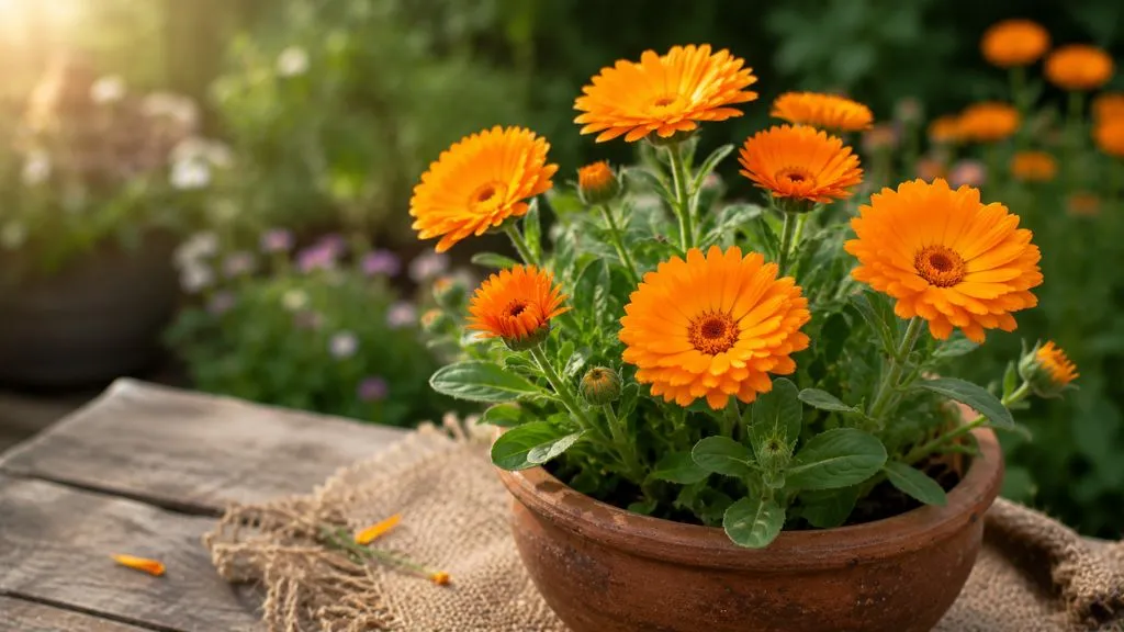 Marigold Calendula Plant 