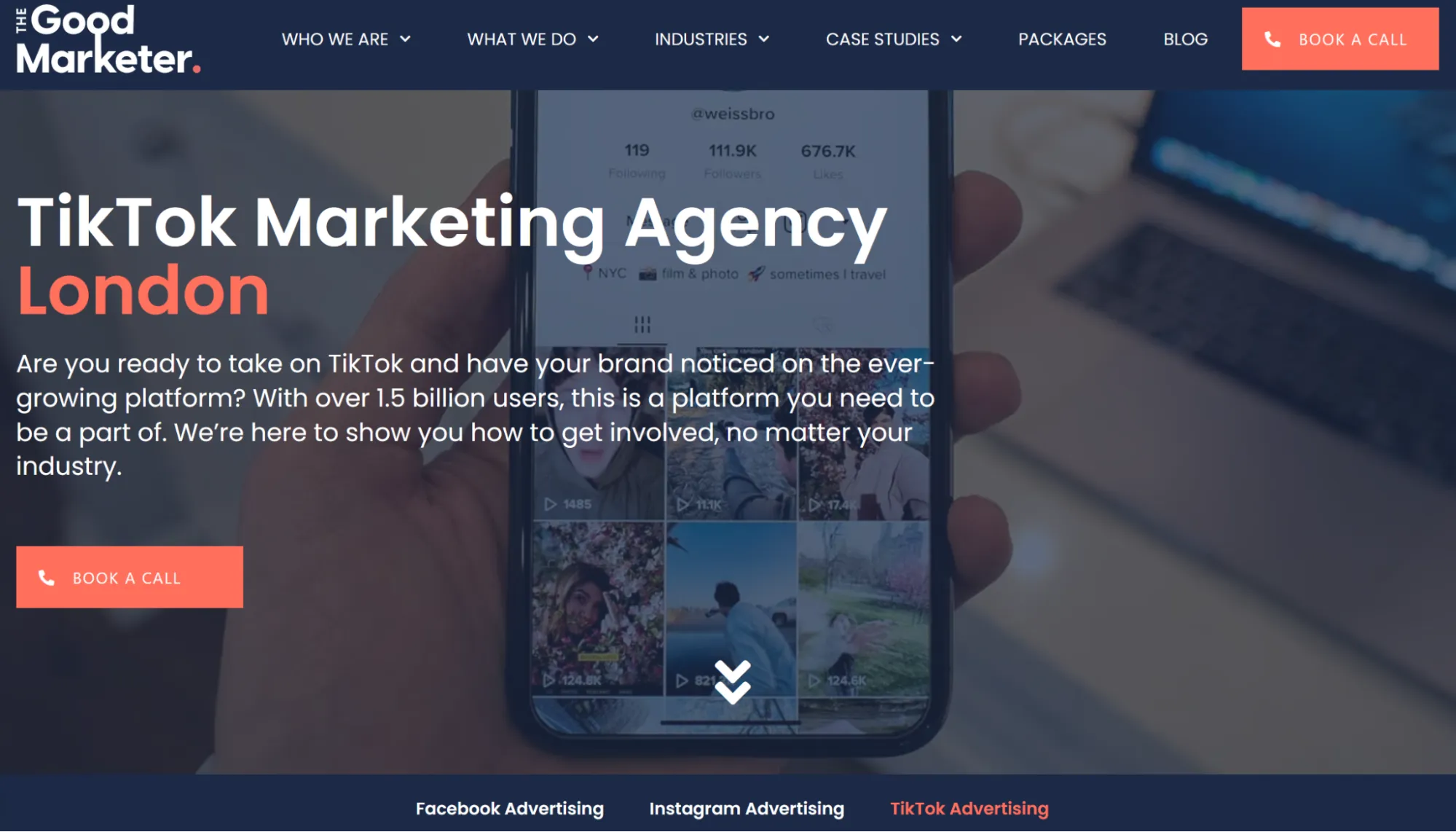 The Good Marketer - Best for SMBs seeking TikTok-driven sales and reach
