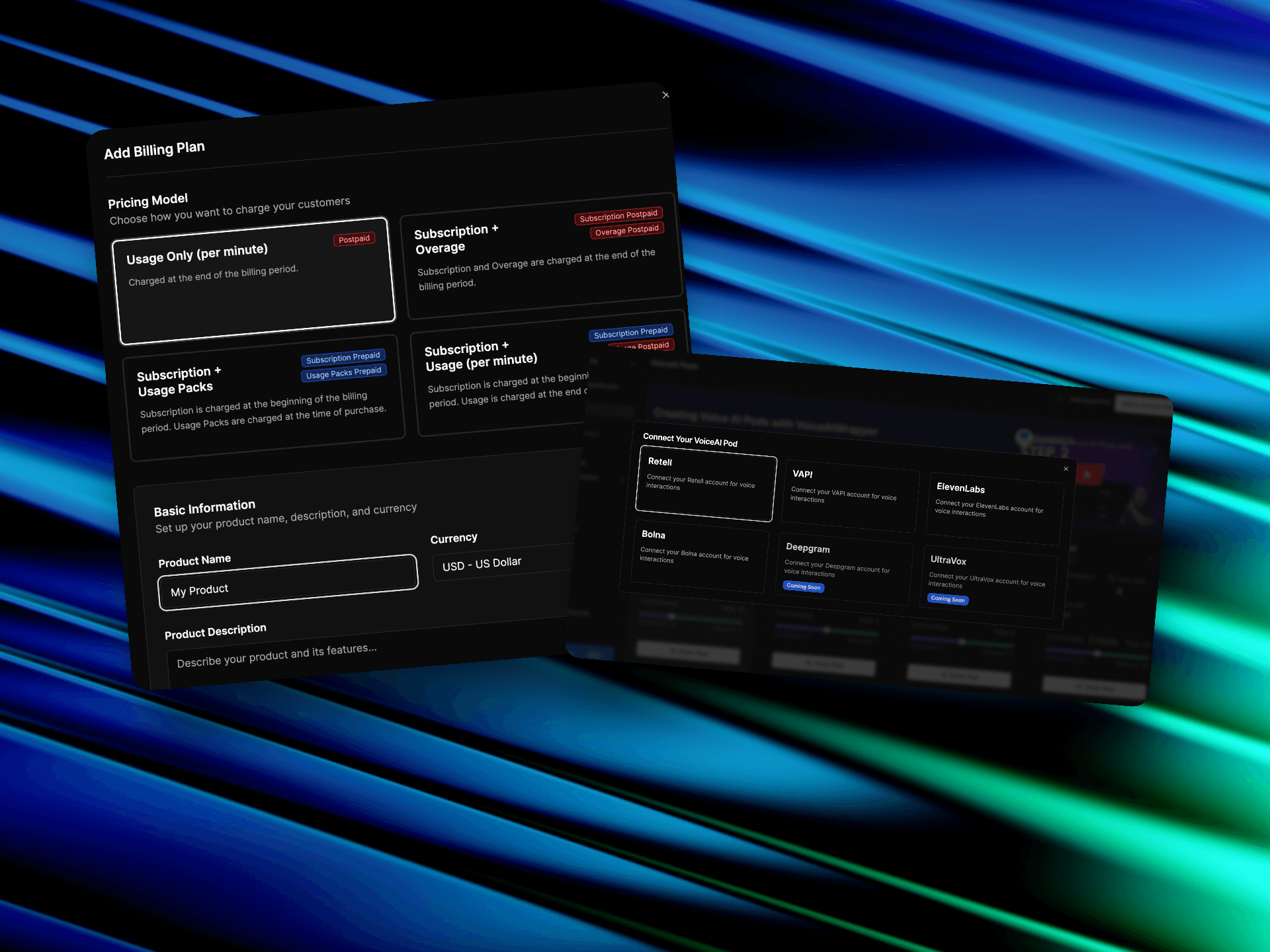 HIPAA compliant voice AI pricing and agency margins VoiceAIWrapper showing flexible billing plans and provider integrations | VoiceAIWrapper